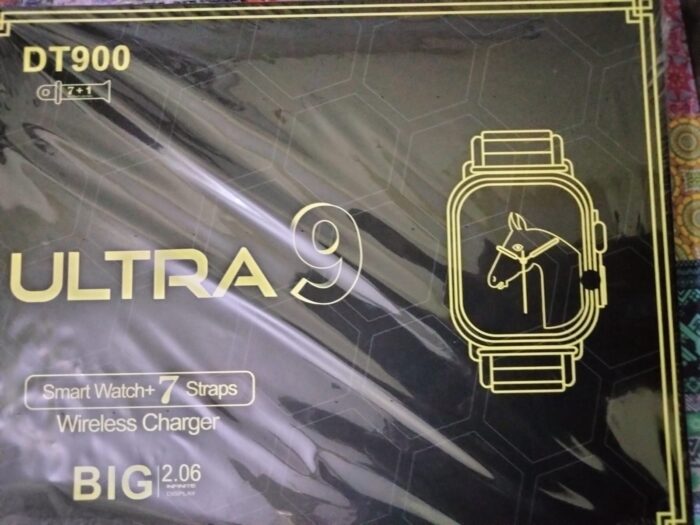 7 in 1 DT900 ULTRA Smart watch With smart random straps - Image 2
