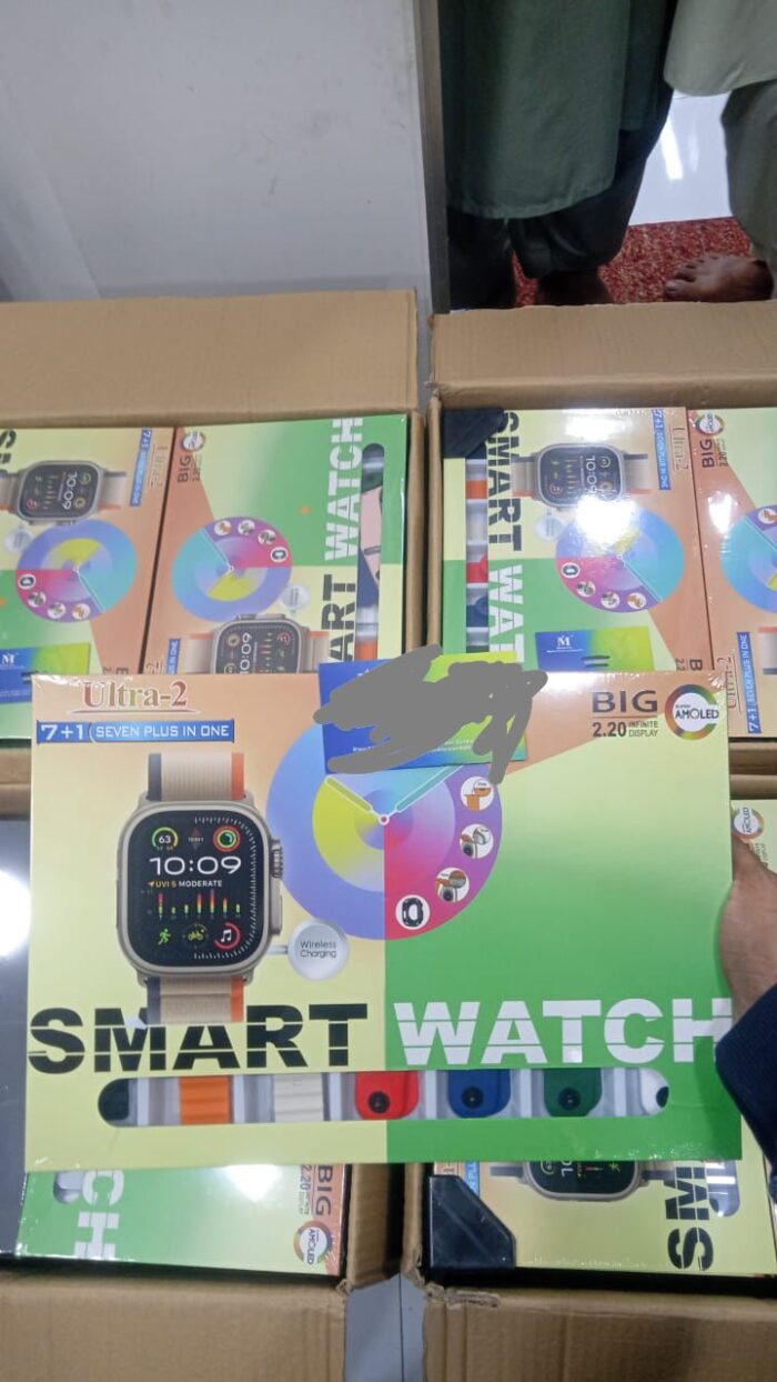 7+1 Ultra 2 - 50mm IPS Display Smart Watch (Random color) - Image 2
