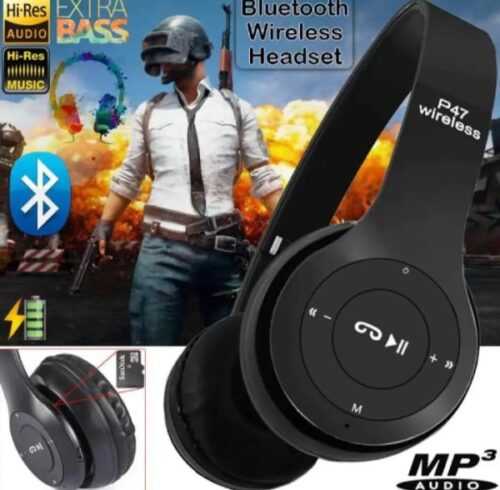 P47 Wireless Headphones Invincible Ultra Small Bluetooth Headset For Gaming (random Color) - Image 6