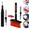 Soft Brush 5 In 1 Multi-function Cleaning Tools Kit For Keyboard Earphone Cleaner Soft High-density Brush Set (random Color) - Image 2