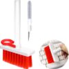Soft Brush 5 In 1 Multi-function Cleaning Tools Kit For Keyboard Earphone Cleaner Soft High-density Brush Set (random Color) - Image 4